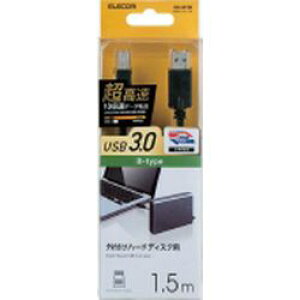 yP5EzGR USB3.0P[u(A-B) 1.5m ubN USB3-AB15BK(USB3-AB15BK) [J[݌ɕi