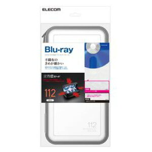 GR ELECOM CD DVD Blu-rayP[X Z~n[h t@Xi[t 112[ zCg(CCD-HB112WH) [J[݌ɕi