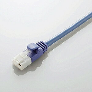 【P5E】エレコム ツメ折れ防止LANケーブル(Cat5E) 2.0m ブルー LD-CTT BU2 RS(LD-CTT/BU2/RS) 目安在庫=○
