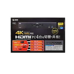 yP5SzTTvC SW-KVM4U3HD 4KΉHDMIp\Rؑ֊(4:1)(SW-KVM4U3HD) [J[݌ɕi