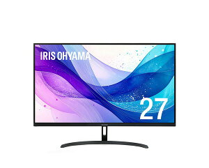 アイリスオーヤマ 27型ワイド液晶ディスプレイ/1920×1080/HDMI+1、D-Sub15ピン+1/ブラック/(DT-JF275S-B) 目安在庫=○