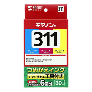 TTvC SANWA SUPPLY lߑւCN(3F̌^E30ml) INK-C311S30S [J[݌ɕi
