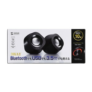 yP5SzTTvC MM-SPBT6BK 3WAY PCXs[J[(Bluetooth/USB/3.5mmڑΉ)(MM-SPBT6BK) [J[݌ɕi