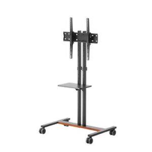 サンワサプライ SANWA SUPPLY 32〜55型対応ロータイプディスプレイスタンド(ブラック)(CR-PL60BK) メーカー在庫品