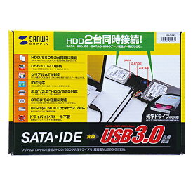 【P5S】サンワサプライ IDE/SATA-USB3.0変換ケーブル USB-CVIDE6(USB-CVIDE6) メーカー在庫品