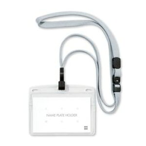 オープン工業 吊り下げ名札 フック式 ヨコ名刺 10枚 クールグレー(OPEN-K-NL-22-CGY) 取り寄せ商品