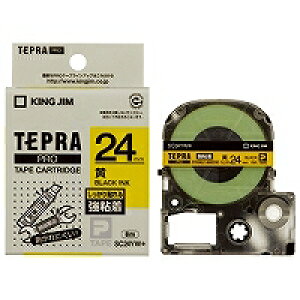 �L���O�W�� KING JIM �e�v��PRO�e�[�v�J�[�g���b�W ���S�����x�� �� ������ 24mm SC24YW �ڈ��݌�=��