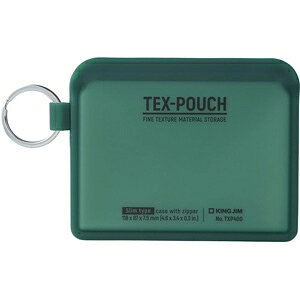 �L���O�W�� KING JIM TEX�|POUCH�@SLIM�@�J�[�L(TXP400-KH) ���񂹏��i