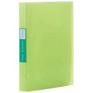 キングジム KING JIM シンプリーズ クリアーファイル(透明) A4タテ 60ポケット 背幅32mm 黄緑 1冊(TH184TSP3G) 目安在庫=○
