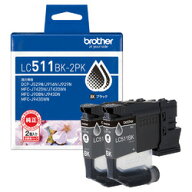 ブラザー ブラザー工業 Brother 【ブラザー純正】LC511BK-2PK インクカートリッジ 2個 (ブラック) 目安在…
