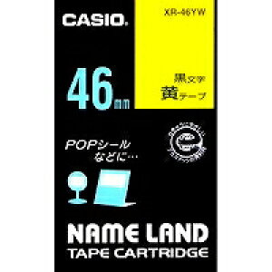 �J�V�I�v�Z�@ CASIO �l�[�������h�e�[�v 46�~�� ���n�ɍ����� XR-46YW �ڈ��݌�=��