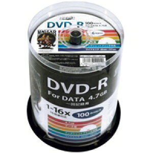 HIDISC f[^pDVD-R 16{ 100 Xsh HDDR47JNP100 ڈ݌=
