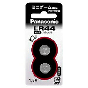 �p�i�\�j�b�N Panasonic �A���J���{�^���d�r�@2P�@LR44/2P �ڈ��݌�=��