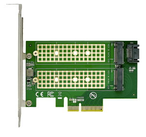 lu M.2݃{[hiM.2 NVMe & M.2 SATA SSDj M.2NVST-PCIE(4988755-067522) 񂹏i