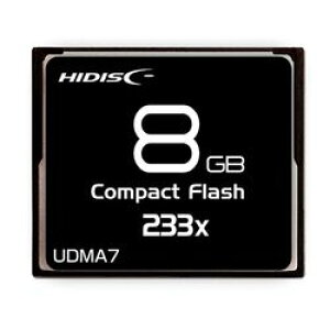 HIDISC CF�J�[�h 8GB 233x Read35MB/s MLC�`�b�v����(HDCF8G233XJP3) ���񂹏��i