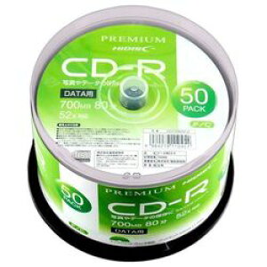MAG-LAB PREMIUM HI-DISC CD-R f[^L^p 700MB 52{ ChGA 50(HDVCR80GP50) 񂹏i