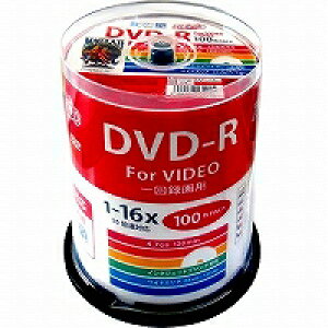 HIDISC ^pDVD-R 16{ 100 Xsh HDDR12JCP100 񂹏i