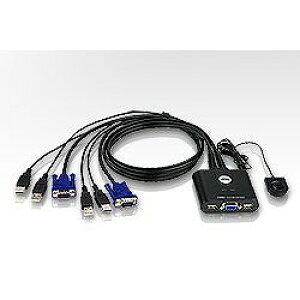 ATEN ケーブル一体型2ポートUSB KVMスイッチ CS22U 取り寄せ商品