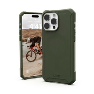 Urban�@Armor�@Gear iPhone 16 Pro Max�p MAGSAFE�Ή� ESSENTIAL ARMOR �I���[�u�h���u(UAG-IPH24LA-EMS-OL) ���񂹏��i