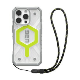 Urban　Armor　Gear iPhone 16 Pro用 MAGSAFE PATHFINDER CLEAR (ランヤード) ネオン(UAG-IPH24MA-MS-AN/L) 取り寄せ商品