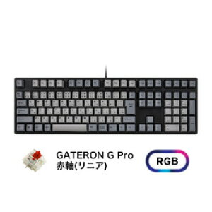 ikbc JIS112L[RGBCg JjJL[{[h(GATERON/ԎjA)(IK-CD108-G/RD-RGB-BK) 񂹏i