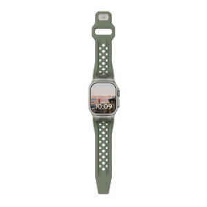 Urban�@Armor�@Gear Apple Watch 49/46/45/44mm�p MONARCH �o���h (�I���[�u/�`�^��)(UAG-AWLP-OL/TI) ���񂹏��i