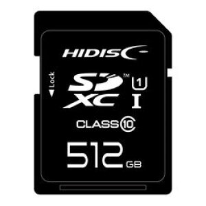 HIDISC SDXCJ[h 512GB UHS-I Class10 U3/V30Ή(HDSDX512GCL10UIJP3) 񂹏i
