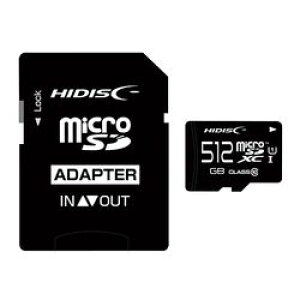 HIDISC microSDXCJ[h 512GB A2, V30, CLASS10 UHS-1 Speed Class3Ή SDϊA(HDMCSDX512GCL10UIJP3) 񂹏i