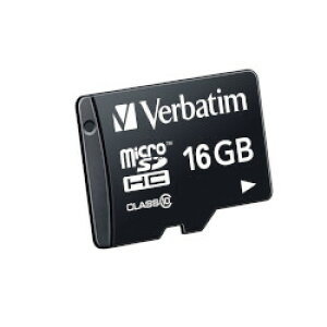 Verbatim microSDHC CARD CL10 16GB MHCN16GJVZ2 񂹏i