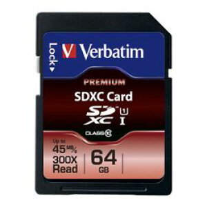 Verbatim FULL SDXC CARD CL10 64GB SDXC64GJVB2 ڈ݌=
