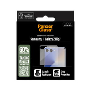 PanzerGlass PanzerGlass Samsung Galaxy Z Flip7 Front glass only(PG41053JP) 񂹏i