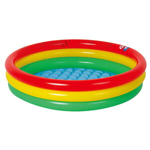 ジーロン ビニールプール ラウンドプール 140×40cm こども2人用 丸形プール 大型空気栓と水抜き栓つき(JL-687898) 取り寄せ商品