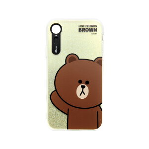 LINE FRIENDS iPhone XR Light UP CASE x[VbN uE(KCL-LBA005) d݌ɕi