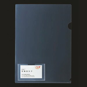 TPS 再生クリアホルダー角まる・名刺ポケット A4 0.2mm厚クリア 1セット(100枚:10枚×10パック)(4571347164398 x10) 目安在庫=○