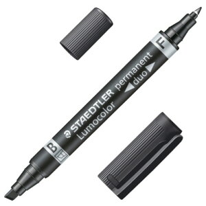 Xebh[ STAEDTLER }[J[ J[ fI B(1.5-4.0mm)/F(0.6mm) ubN 1(4007817186398 x10) ڈ݌=