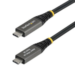 StarTech�Dcom USB4�P�[�u��/2m/40Gbps/240W PD/8K60Hz/DP2.1/�u���b�N(CC2M40GUSB4GEN3) ���񂹏��i