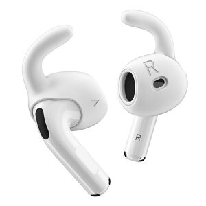 KeyBudz EarBuddyz �C���[�t�b�N for AirPods 4 �z���C�g(KB27439AP4) �d����݌ɕi