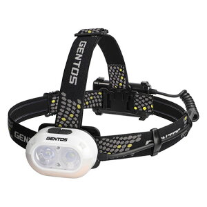 GENTOS(�W�F���g�X) GENTOS GD�V���[�Y �w�b�h���C�g ���[�h�▾�邳�𐺂ő���ł���{�C�X�R���g���[���X�C�b�` �z���C�g(GD-V102H) ���񂹏��i