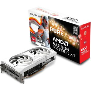 Sapphire SAPPHIRE PURE Radeon RX 9060 XT GAMING OC 16GB(4537694369909) �ڈ��݌�=��