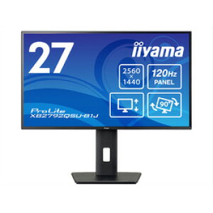 iiyama �t���f�B�X�v���C 27�^/2560×1440/HDMI�ADisplayPort/�u���b�N/�X�s�[�J�[(XB2792QSU-B1J) �ڈ��݌�=��