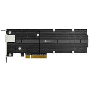 Synology M.2 NVMe & 10GbE Combo Adapter Card E10M20-T1 (PCIe 3.0 x8) �ڈ��݌�=��