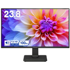 �O���[���n�E�X GREEN HOUSE �f���o���[�ێ�t23.8�^�f�B�X�v���C PD65W/Type-C/HDMI/�t��HD/�u��(GH-LCW24U-BK) �ڈ��݌�=��