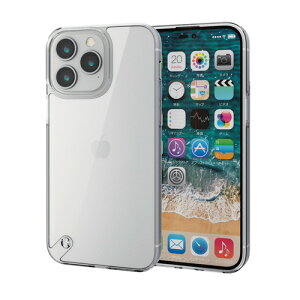 �G���R�� ELECOM iPhone14 Pro Max �P�[�X �J�o�[ �n�C�u���b�h �ϏՌ� ���Ռ��z�� �X���� �N���A(PM-A22DHVCKCR) ���[�J�[�݌ɕi