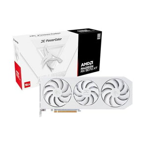 Powercolor Hellhound Spectral White AMD Radeon RX 9070 XT 16GB GDDR6(RX9070XT 16G-L/OC/WH) ���񂹏��i