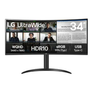 LG�@Electronics�@Japan 34�^ 3440×1440 21:9 �Ȗʌ^ �E���g�����C�h���j�^�[(34WR55QK-B) �ڈ��݌�=��