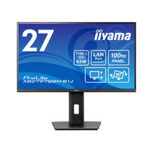 iiyama �t���f�B�X�v���C 27�^/2560×1440/USB Type-C�AHDMI�ADisplayPort/�u���b(XB2797QSN-B1J) ���񂹏��i