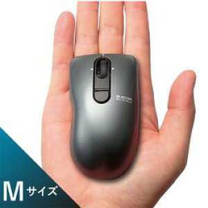 �G���R�� ELECOM BlueLED�}�E�X �|�b�v�O���X�g �É��{�^�� ���� 3�{�^�� �u���b�N(M-FPG3DBSBK) ���[�J�[�݌ɕi