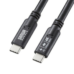 �T�����T�v���C SANWA SUPPLY USB5Gbps Type-C�P�[�u��(PD100W�E�f���o�͑Ή��E3m)(KU-5GCCP10030TK) ���񂹏��i