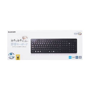 �G���R�� ELECOM ���C�����X�L�[�{�[�h USB�ڑ� �t���L�[�{�[�h �É� �R�� �u���b�N(TK-FDM116SKTBK) ���[�J�[�݌ɕi