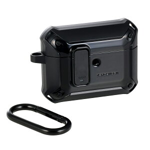 �G���R�� ELECOM AirPods Pro 3 �P�[�X MagSafe�Ή� ZEROSHOCK 3�\���Ռ��z�� ��(AVA-AP07ZEROLBK) ���[�J�[�݌ɕi